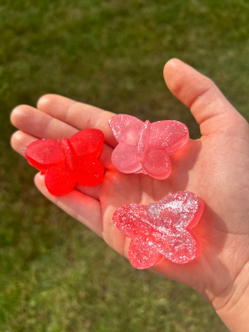 Glitter Butterfly Soap