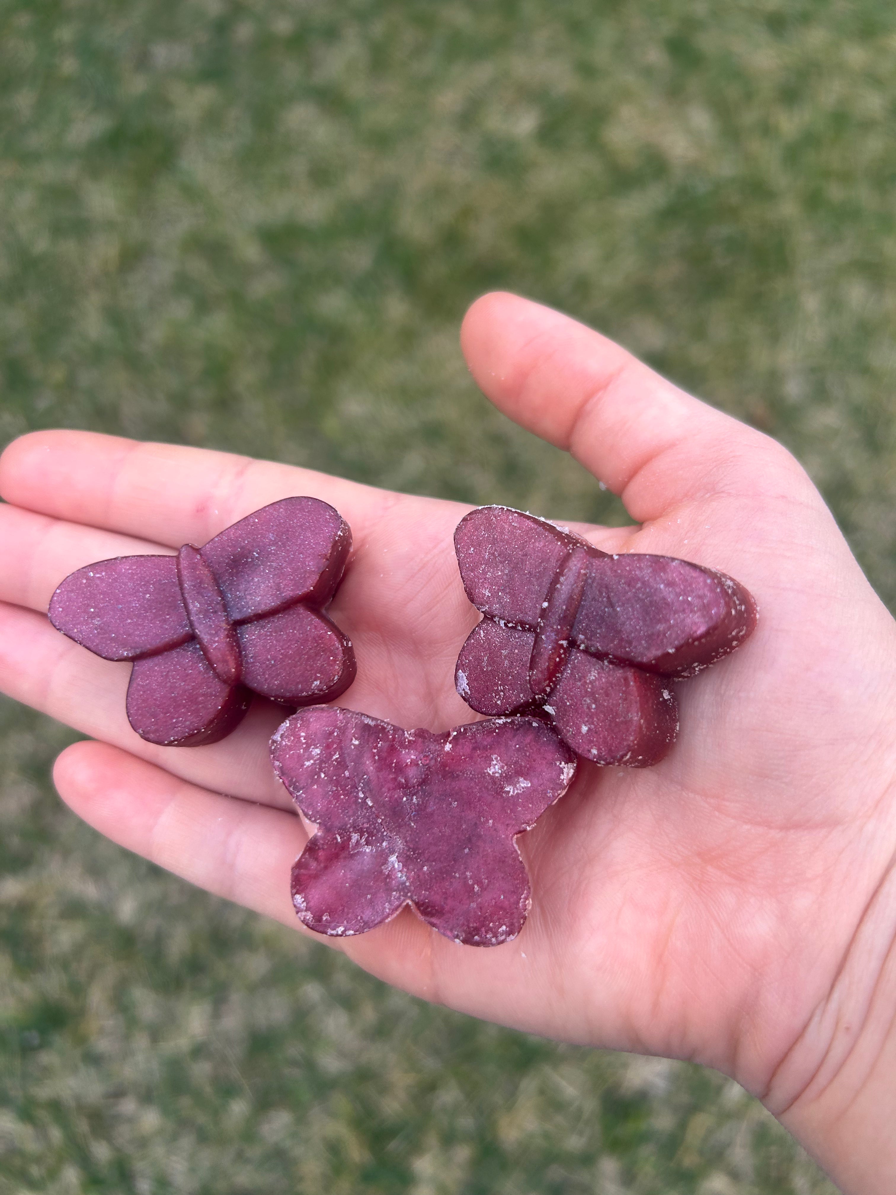 Glitter Butterfly Soap (3-pack)